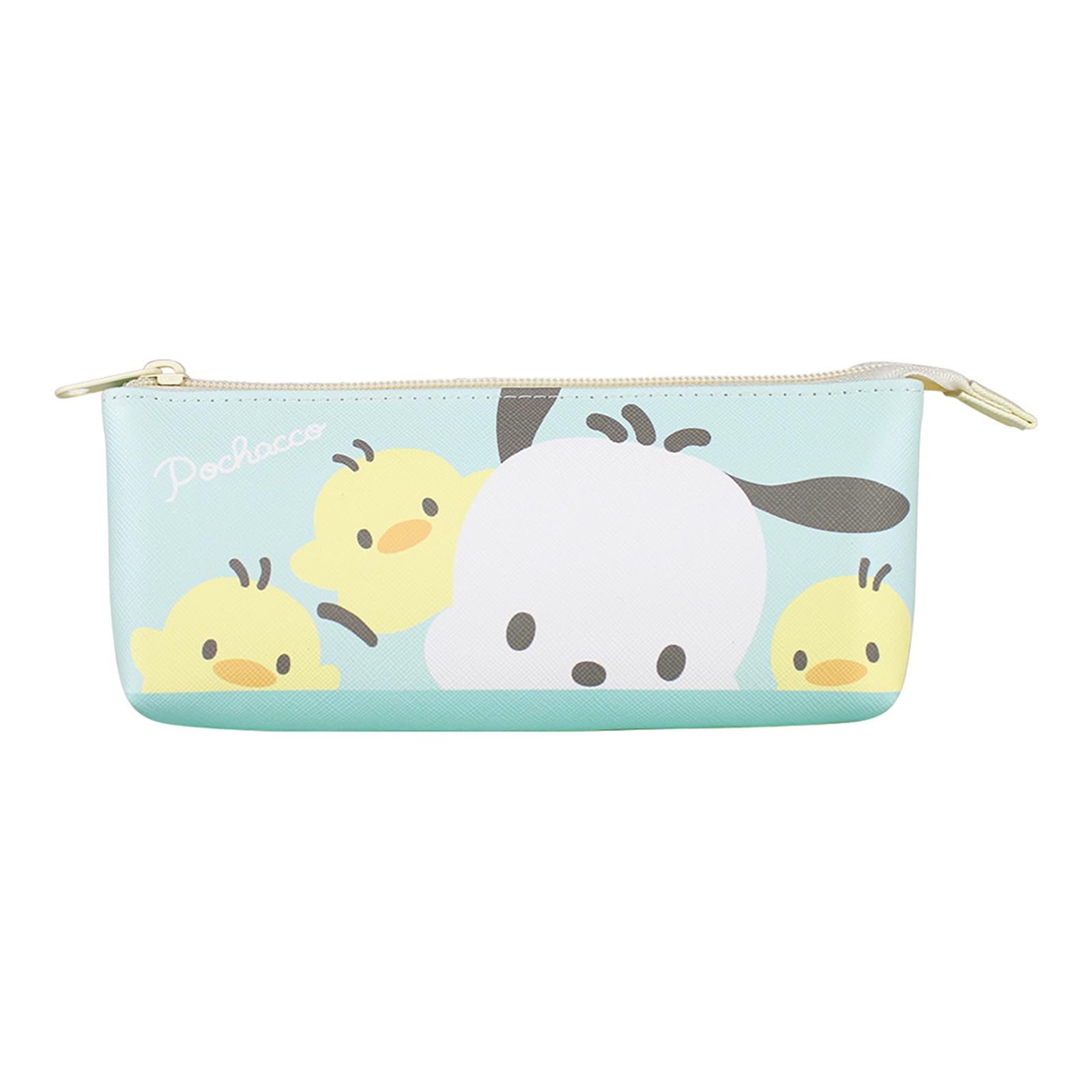 T&S Factory Sanrio Characters Double-Sided Pouch Green Yellow Sr-5544075Gy | Japan- Japan Figure Store - #1 Bring To You The Best Japanese Goods