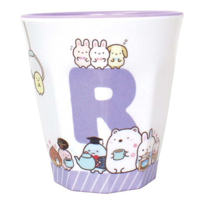 T's Factory Sumikko Gurashi Initial Mat Melamine Cup SG-5525577AR H9.1xΦ8.8cm- Japan Figure Store - #1 Bring To You The Best Japanese Goods