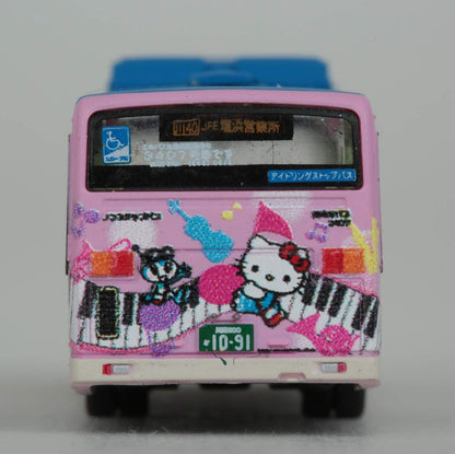 Tomytec Kawasaki Norfin X Hello Kitty Music Town Bus Collection - Limited First Order Edition- Japan Figure Store - #1 Bring To You The Best Japanese Goods