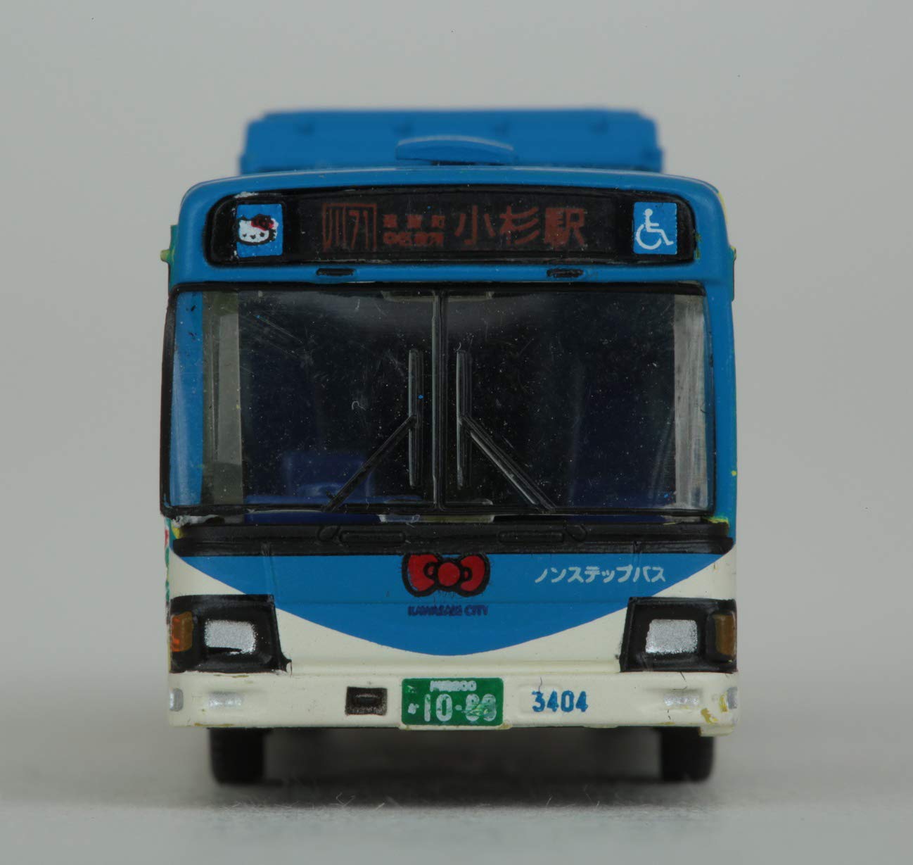 TOMYTEC Bus Collection Kawasaki Norufin X Hello Kitty Movie Town N Scale- Japan Figure Store - #1 Bring To You The Best Japanese Goods