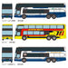 Mitsubishi Fuso Aero King Collection Ii Dp-Box 6 Pieces By The Bus Collection (Japan)- Japan Figure Store - #1 Bring To You The Best Japanese Goods
