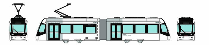 Tomytec Japan Railway Collection Toyama Chihou Type 0600 Lrt Car No. 0608 Diorama Supplies- Japan Figure Store - #1 Bring To You The Best Japanese Goods
