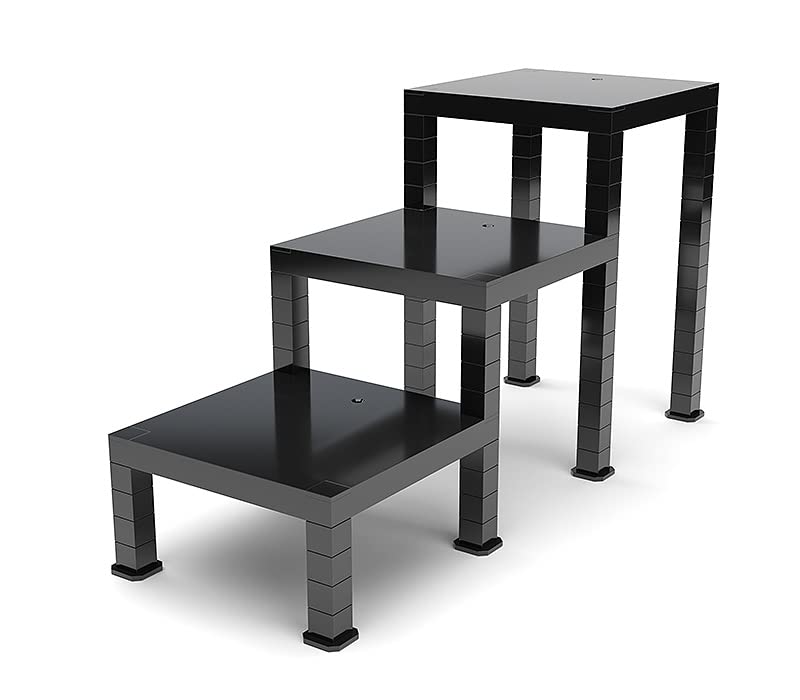 Good Smile Company Build-On Black Plastic Display Stand - Simple Set of 3- Japan Figure Store - #1 Bring To You The Best Japanese Goods