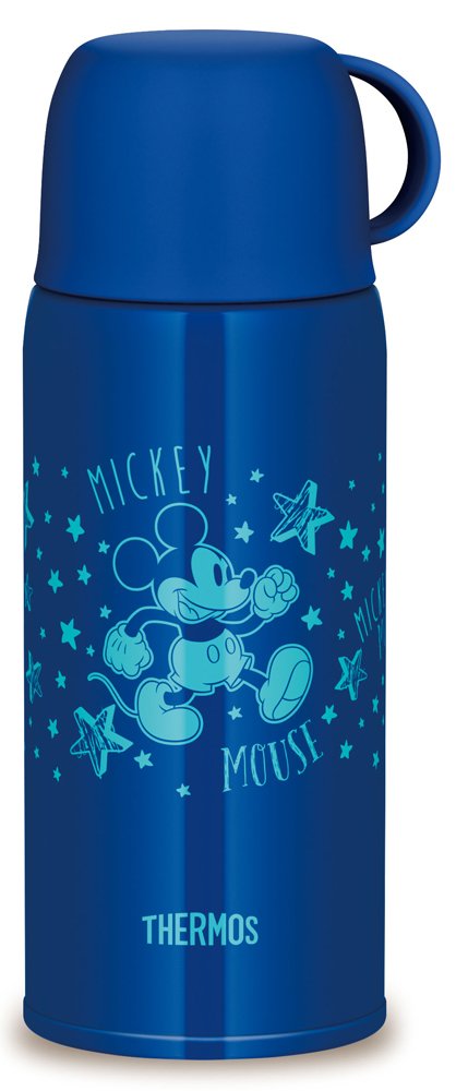 Thermos Japan Vacuum Insulation 2Way Disney Mickey Bottle 630Ml/600Ml Fho-600Wfds Bls- Japan Figure Store - #1 Bring To You The Best Japanese Goods