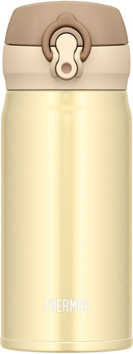 Thermos Jnl-353 Crg Vacuum Insulated Mobile Mug Creamy Gold 350ml Japanese Insulated Bottles- Japan Figure Store - #1 Bring To You The Best Japanese Goods