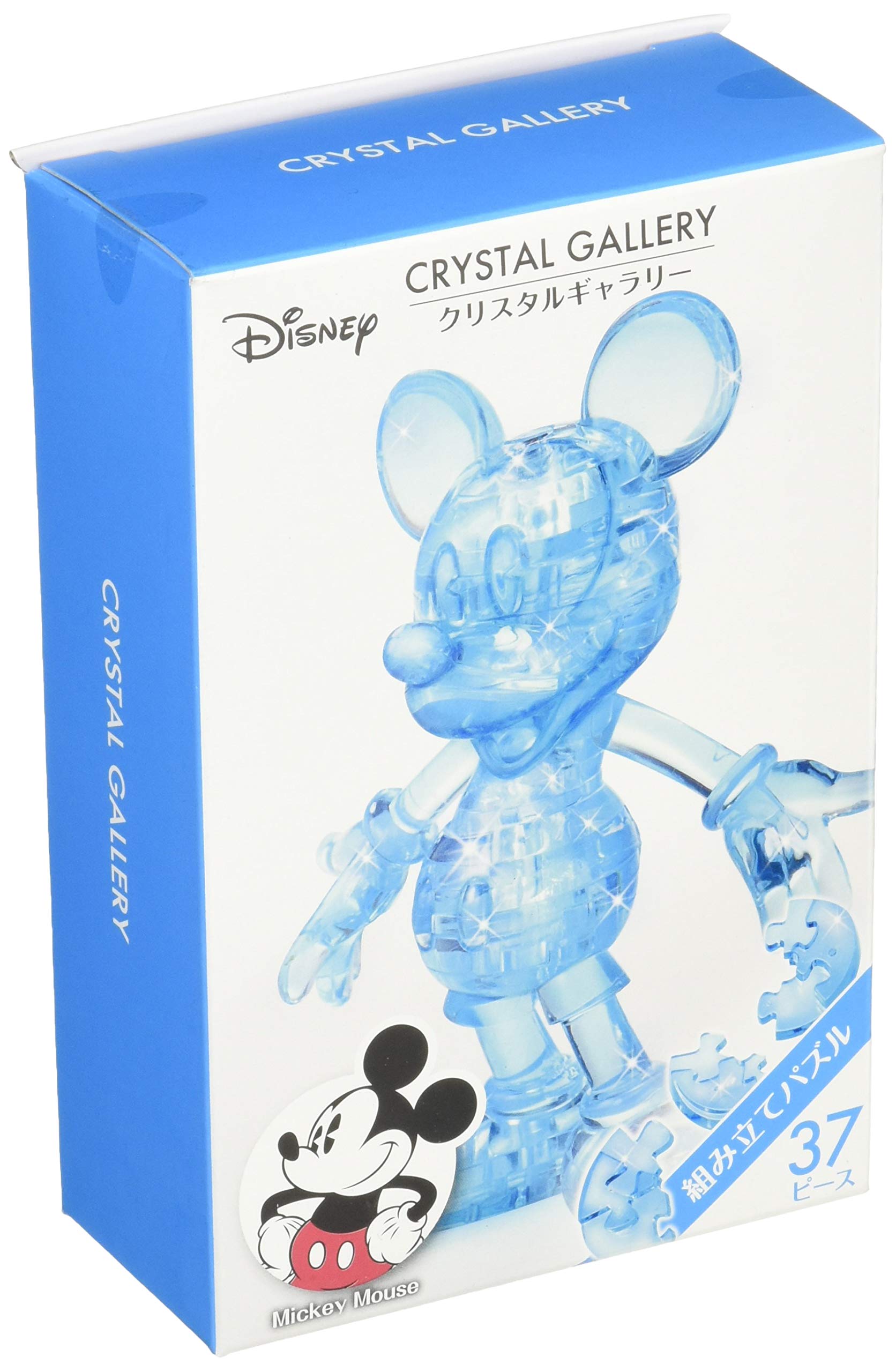Hanayama Crystal Gallery 3D Puzzle Disney Mickey Mouse 37 Pieces Japanese 3D Puzzle Figure- Japan Figure Store - #1 Bring To You The Best Japanese Goods