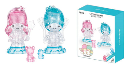 Hanayama Crystal Gallery 3D Puzzle Sanrio Little Twin Stars 41 Pieces Japanese 3D Puzzle Figure- Japan Figure Store - #1 Bring To You The Best Japanese Goods