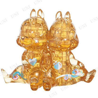 Hanayama Disney Crystal Gallery Brown Chip 'N' Dale 3D Puzzle 46 Pieces Japanese Puzzles Toys- Japan Figure Store - #1 Bring To You The Best Japanese Goods