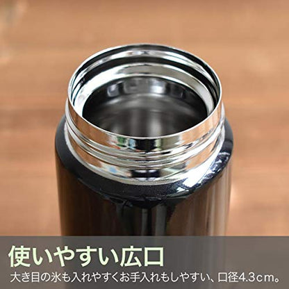 Tiger Mmj-A602-Kj Thermos Black Stainless Mini Bottle 600ml Japanese Vacuum Bottle Brands- Japan Figure Store - #1 Bring To You The Best Japanese Goods