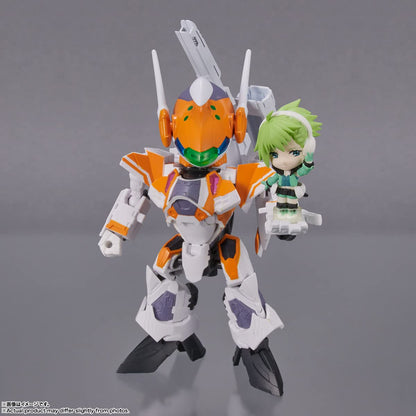 Bandai Tiny Session Vf-31E Siegfried Chuck Mustang Custom With Reina Prowler Macross Delta- Japan Figure Store - #1 Bring To You The Best Japanese Goods