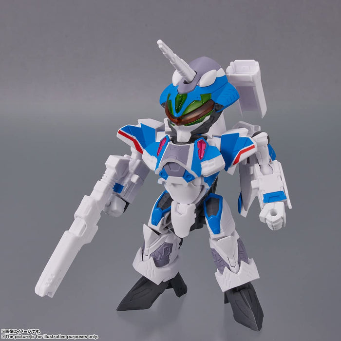 Tiny Session Macross Delta Vf-31J Siegfried (Hayate Immelmann Machine) With Freya Wion About 100Mm Pvc Abs Painted Movable Figure- Japan Figure Store - #1 Bring To You The Best Japanese Goods