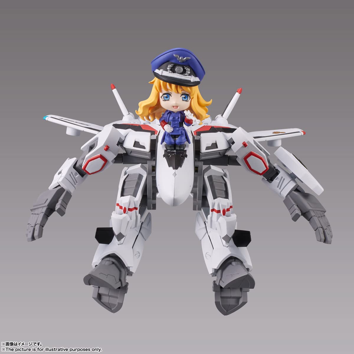 Bandai Spirits Tiny Session: Macross Frontier Sheryl & Vf-25F Messiah Valkyrie Figure From Japan- Japan Figure Store - #1 Bring To You The Best Japanese Goods
