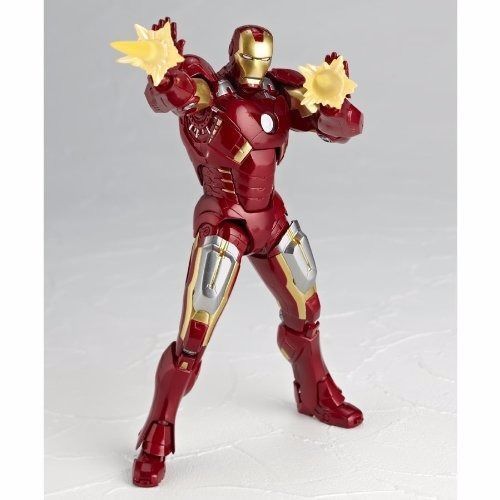 Tokusatsu Revoltech No.042 The Avengers Iron Man Mark Vii Figure Kaiyodo- Japan Figure Store - #1 Bring To You The Best Japanese Goods