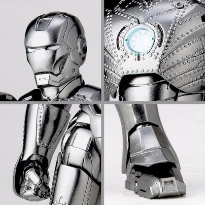 Tokusatsu Revoltech No.035 Iron Man Iron Man Mark Ii Figure Kaiyodo- Japan Figure Store - #1 Bring To You The Best Japanese Goods