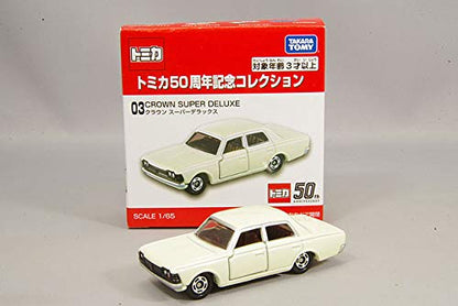 TAKARA TOMY Tomica 50Th Anniversary 03 Toyota Crown Super Delux 141235- Japan Figure Store - #1 Bring To You The Best Japanese Goods