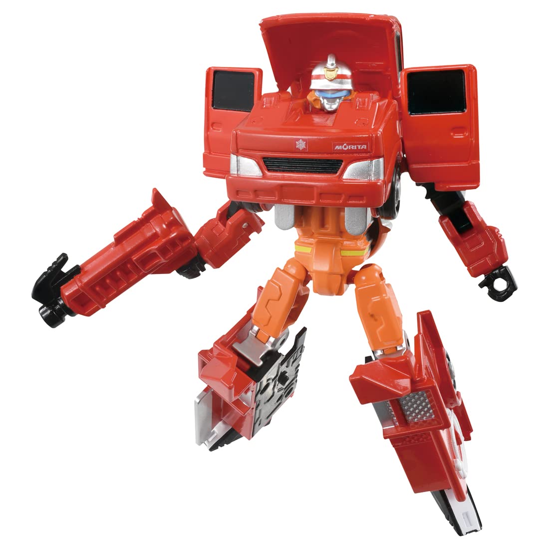 Takara Tomy Tomica Heroes Job Labor Jb02: Fire Braver Morita Cd-I Fire Engine Figure From Japan- Japan Figure Store - #1 Bring To You The Best Japanese Goods
