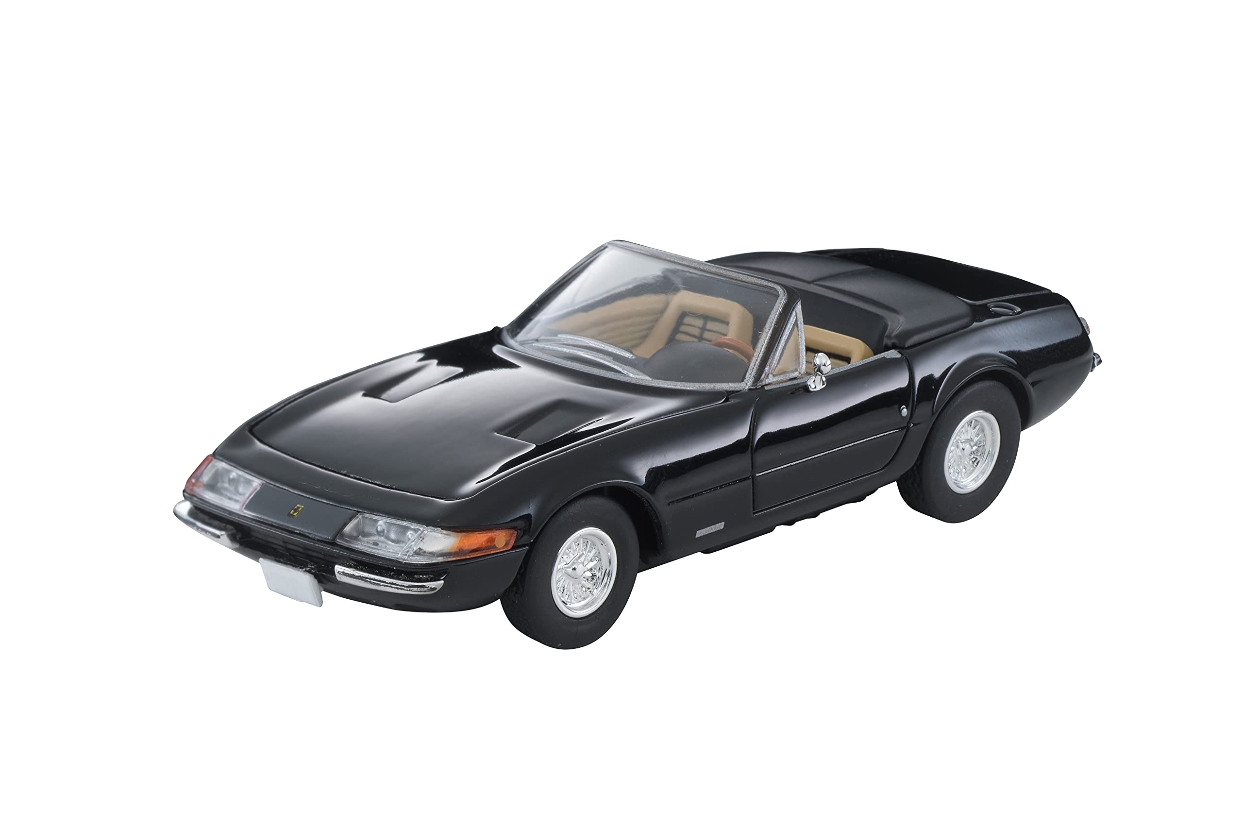 Tomytec Tomica Vintage Ferrari 365 GTS4 1/64 Scale Black Finished Product #302216- Japan Figure Store - #1 Bring To You The Best Japanese Goods
