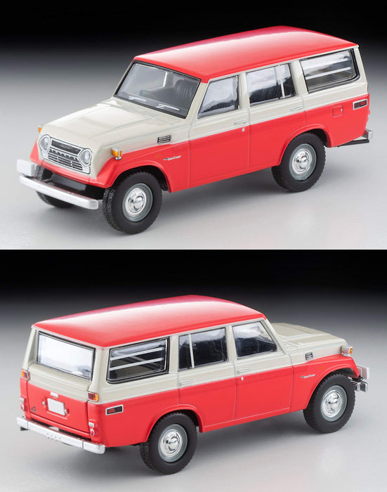 Tomytec Lv-104C FJ56V Toyota Land Cruiser 1/64 White/Red 314912- Japan Figure Store - #1 Bring To You The Best Japanese Goods