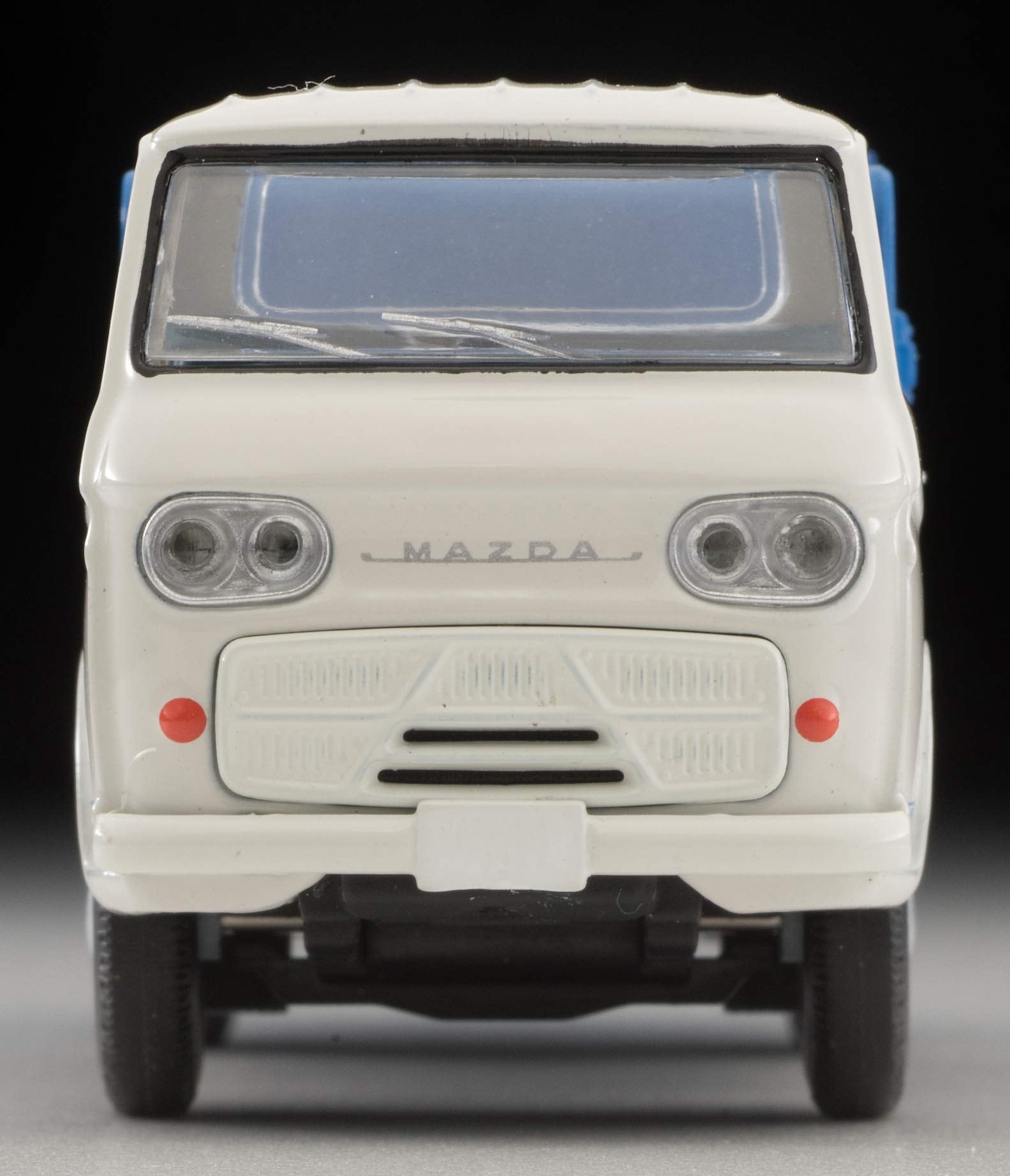 Tomytec Tomica Vintage Limited Mazda E2000 1/64 Cleaning Truck - White and Blue Finish- Japan Figure Store - #1 Bring To You The Best Japanese Goods