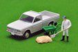 Tomica Limited Vintage 1/64 Datsun Truck 1300 Deluxe White Japan Figure Tomytec 314950- Japan Figure Store - #1 Bring To You The Best Japanese Goods