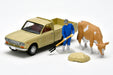 Tomytec Tomica Limited Vintage Datsun 1300 Truck Light Brown 1/64 Scale with Figure- Japan Figure Store - #1 Bring To You The Best Japanese Goods