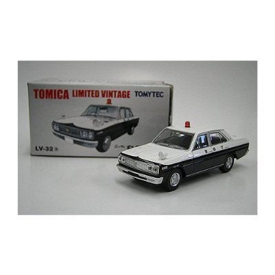 Tomytec Tomica Limited Vintage Nissan Cedric Lv-32A Police Car Model- Japan Figure Store - #1 Bring To You The Best Japanese Goods