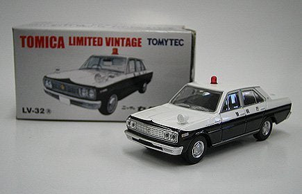 Tomytec Tomica Limited Vintage Nissan Cedric Lv-32A Police Car Model- Japan Figure Store - #1 Bring To You The Best Japanese Goods