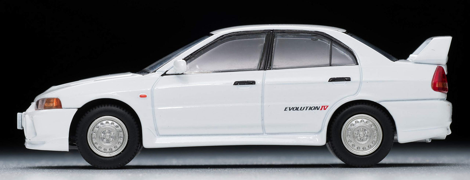 Tomytec Tomica Vintage Neo Mitsubishi Lancer RS Evo IV White 1/64 Scale Model 1996- Japan Figure Store - #1 Bring To You The Best Japanese Goods