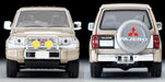 Tomytec Tomica Vintage Neo Mitsubishi Pajero Mid Roof Wide Super Exceed 91 1/64 Beige/White- Japan Figure Store - #1 Bring To You The Best Japanese Goods