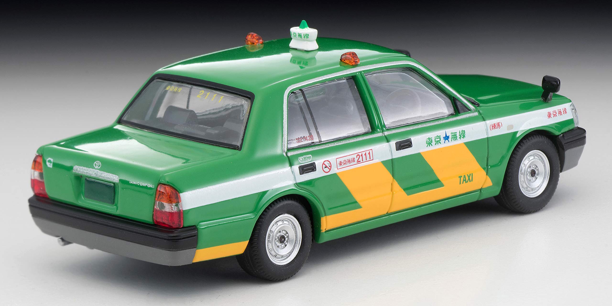 Tomytec Tomica Vintage Neo 1/64 Toyota Crown Comfort Green Tokyo Radio Taxi- Japan Figure Store - #1 Bring To You The Best Japanese Goods