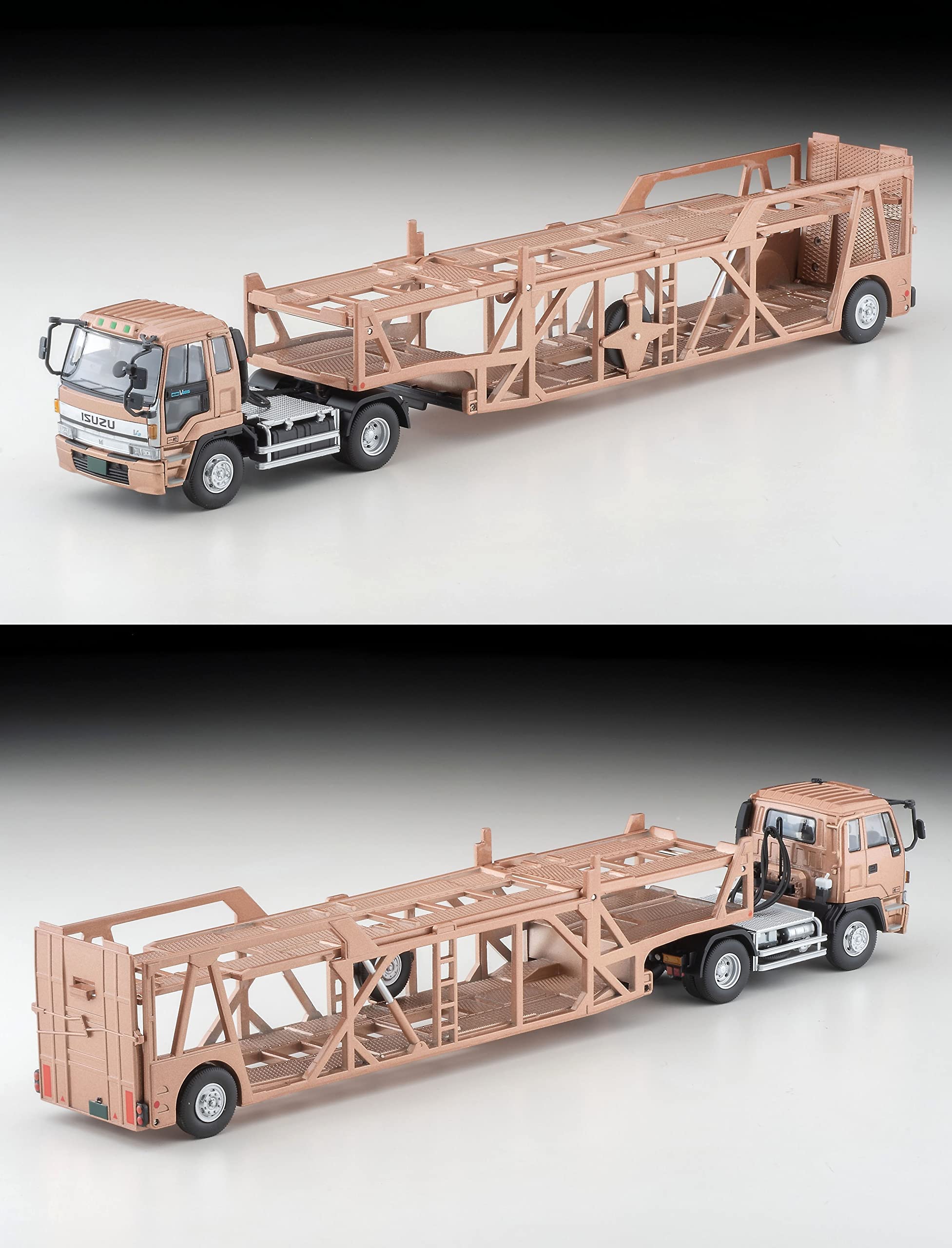 Tomica Limited Vintage Neo 1/64 Lv-N225C Isuzu 810Ex Car Transporter Brown Tomytec Japan 324294- Japan Figure Store - #1 Bring To You The Best Japanese Goods