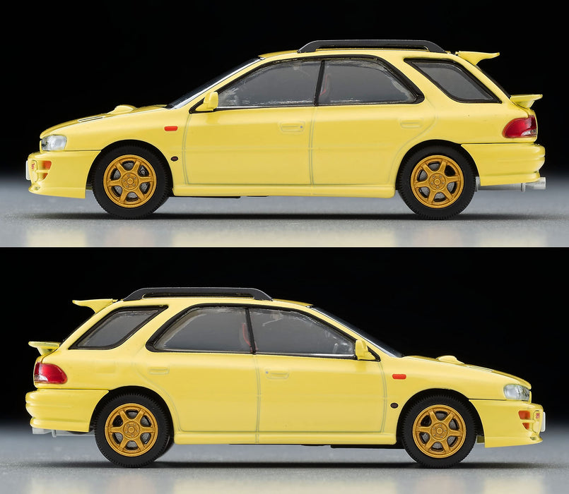 Tomytec Tomica Limited Vintage Neo 1/64 Yellow Subaru Impreza Wrx Sti Japan 320371- Japan Figure Store - #1 Bring To You The Best Japanese Goods