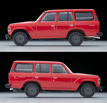 Tomytec Red Toyota Land Cruiser 60 Standard Van 1/64 - Lv-N279B Tomica Vintage Neo- Japan Figure Store - #1 Bring To You The Best Japanese Goods
