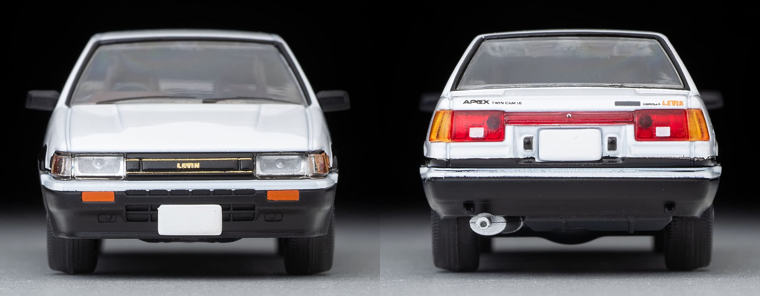 Tomica Limited Vintage Neo Lv-N284A Toyota Corolla Levin GT-Apex White/Black 1984- Japan Figure Store - #1 Bring To You The Best Japanese Goods