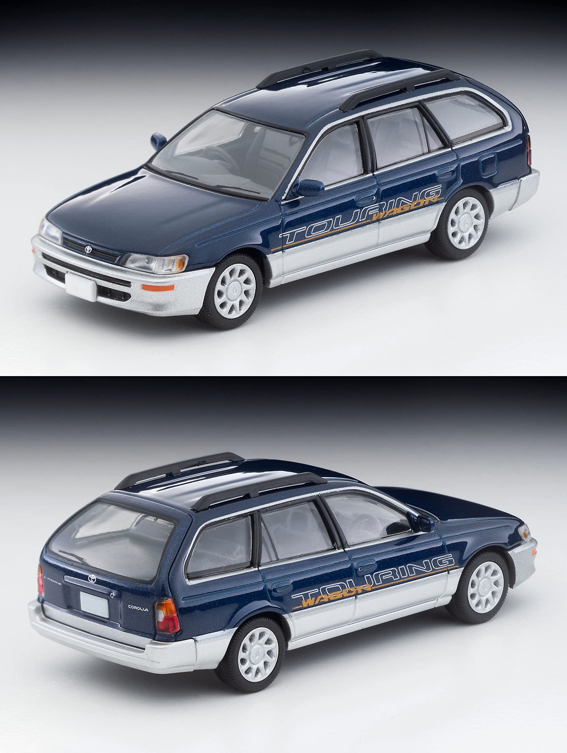 Tomytec 1996 Toyota Corolla Wagon L Touring Blue Silver 1/64 Tomica Limited Vintage Neo- Japan Figure Store - #1 Bring To You The Best Japanese Goods