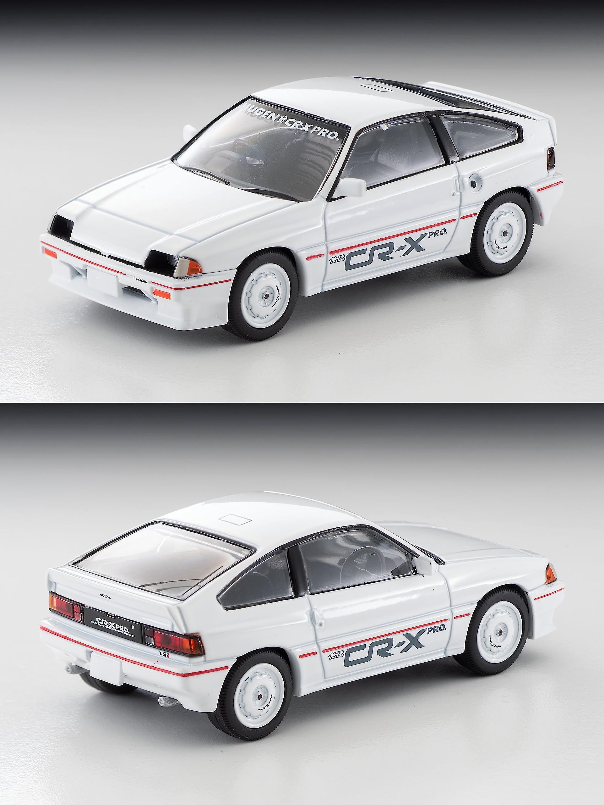 Tomytec Tomica Limited Vintage Neo Honda Ballard 1/64 CR-X Pro Early Type White- Japan Figure Store - #1 Bring To You The Best Japanese Goods