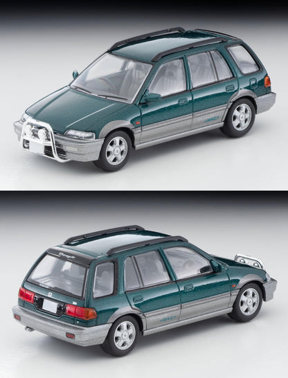 Tomica Limited Vintage Neo Lv-N293B Honda Civic Shuttle Beagle Green/Gray 94- Japan Figure Store - #1 Bring To You The Best Japanese Goods