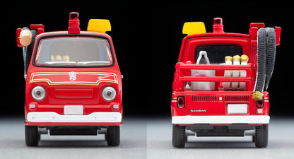 Tomytec Tomikarama Vintage Subaru Sambar Fire Engine Mini Diecast Car and Doll Set- Japan Figure Store - #1 Bring To You The Best Japanese Goods