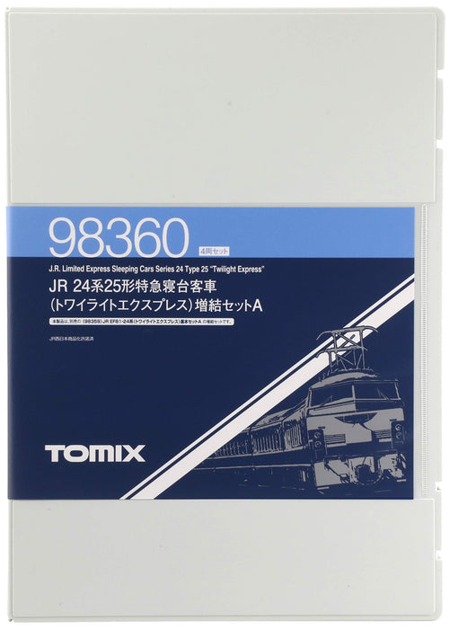 TOMIX 98360 Jr Series 24 Type 25 Sleeping Cars 'Twilight Express' 4 Cars Add-On Set A N Scale- Japan Figure Store - #1 Bring To You The Best Japanese Goods