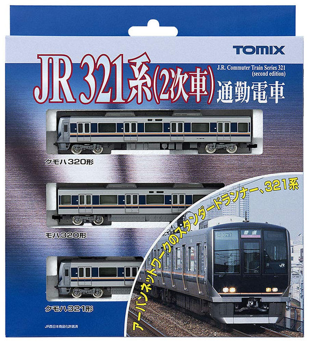 Tomytec Tomix N Gauge 321 Series Basic Set 3 Car Model Train Railway 92358- Japan Figure Store - #1 Bring To You The Best Japanese Goods