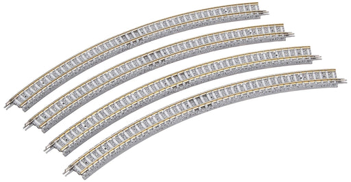 Tomytec Tomix N Gauge Set of 4 Curved PC Rail C280-45-PC F 1191 Model Train Supplies- Japan Figure Store - #1 Bring To You The Best Japanese Goods