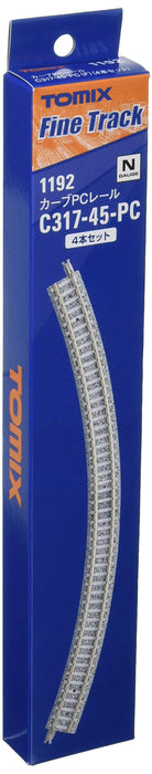 Tomytec Tomix N Gauge 4-Pack C317-45-Pc Curved Railway Model Supply Set- Japan Figure Store - #1 Bring To You The Best Japanese Goods