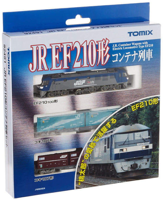 Tomytec Tomix N Gauge EF210 Type Container Freight Train Set Model 92491- Japan Figure Store - #1 Bring To You The Best Japanese Goods