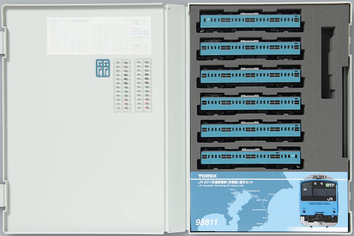 Tomytec Tomix N Gauge 201 Series Basic Railway Model Train Set for JR Keiyo Line- Japan Figure Store - #1 Bring To You The Best Japanese Goods