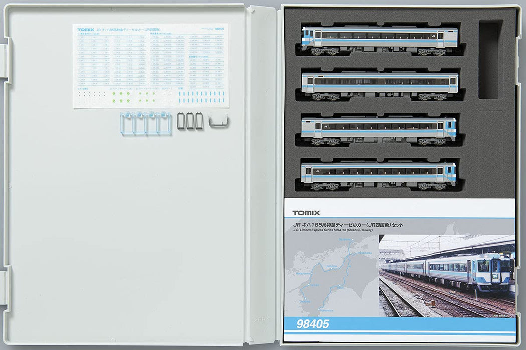 Tomytec Tomix N 4-Car Diesel Set Kiha 185 Series JR Shikoku Color Basic Railway Model- Japan Figure Store - #1 Bring To You The Best Japanese Goods