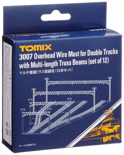 Tomytec Tomix N Gauge Truss Overhead Line Pillar Set 12 Piece Model Railway 3007- Japan Figure Store - #1 Bring To You The Best Japanese Goods