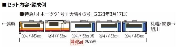 Tomytec Tomix N Gauge Special Project Jr Kiha 183 Series Diesel Car Set 97959 Japan- Japan Figure Store - #1 Bring To You The Best Japanese Goods