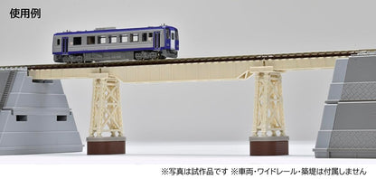 Tomix N Gauge Ivory Brick Trestle Bridge S280 (F) 2 Pieces 3277 Tomytec Japan- Japan Figure Store - #1 Bring To You The Best Japanese Goods