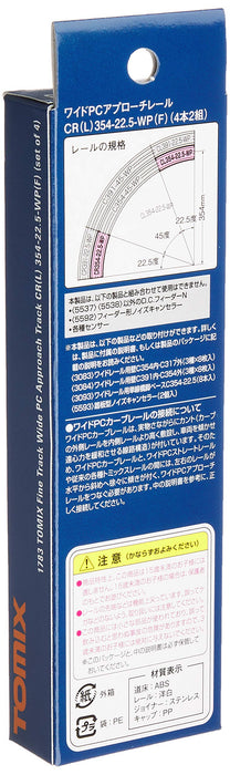 Tomytec Tomix N Gauge Wide Pc Approach Rail 4-Piece Set Railway Model Supplies- Japan Figure Store - #1 Bring To You The Best Japanese Goods