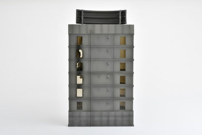 Tomytec 1/144 Geocolle Combat Series Japan Office Building Model 323723- Japan Figure Store - #1 Bring To You The Best Japanese Goods